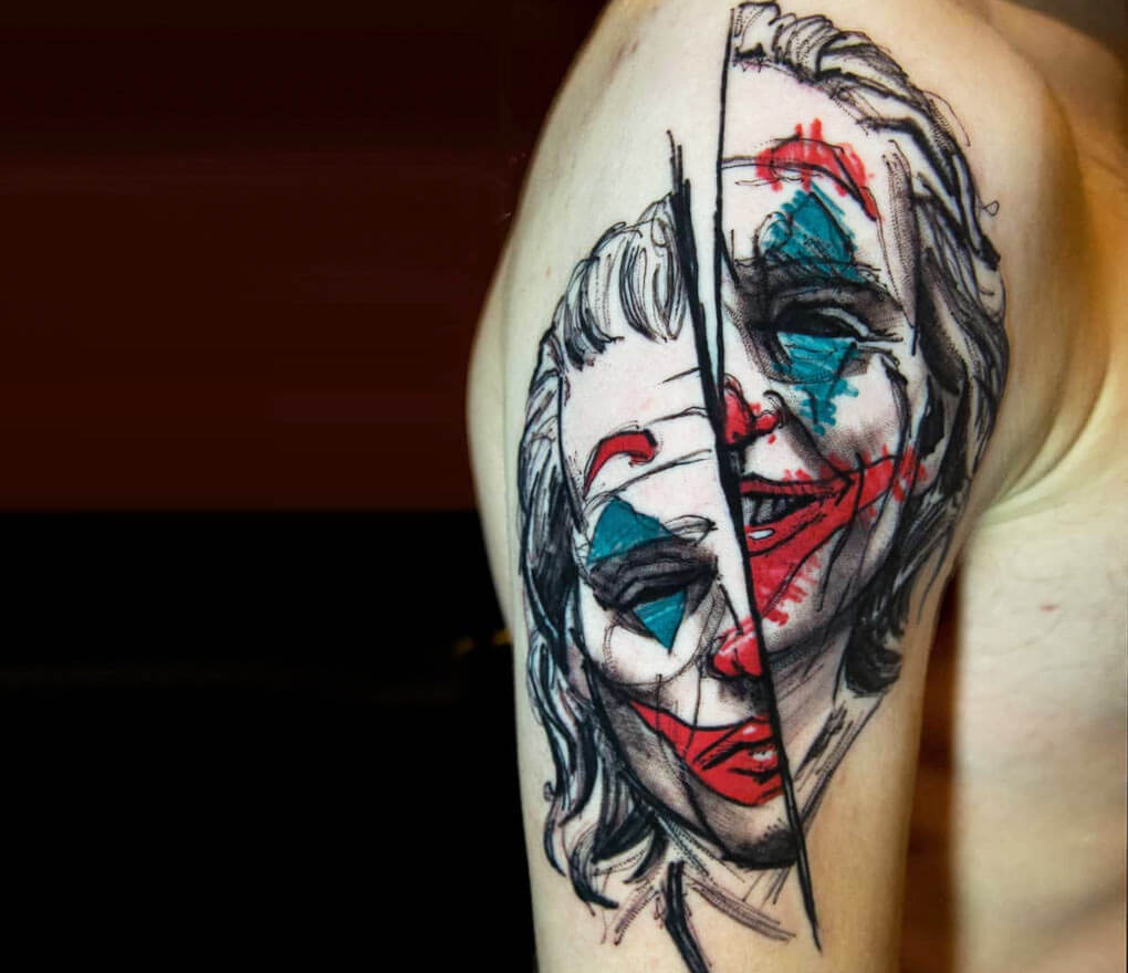 Joker tattoo for girl picture picture