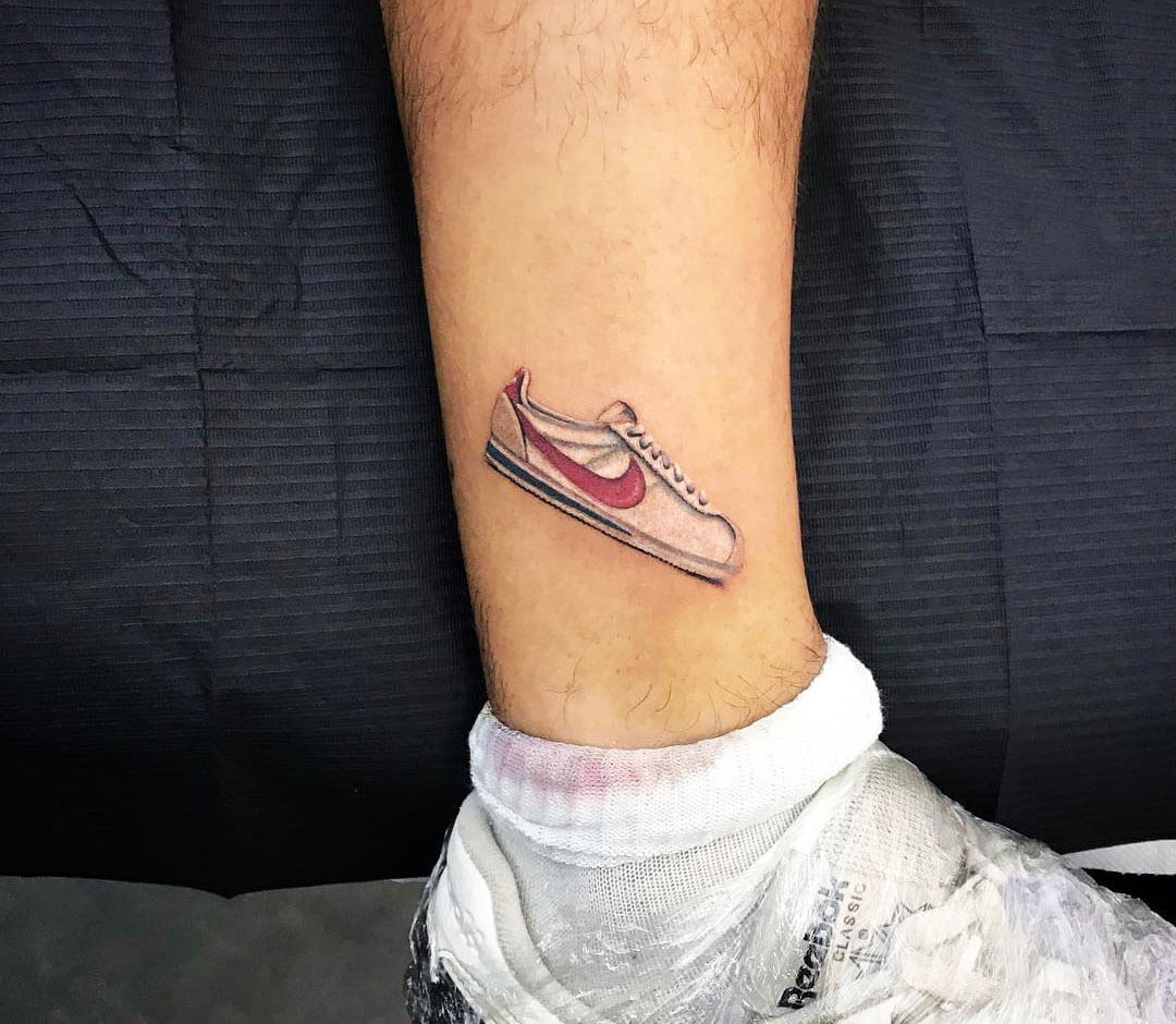 Nike shoe tattoo by Yeray Perez | Post 30318