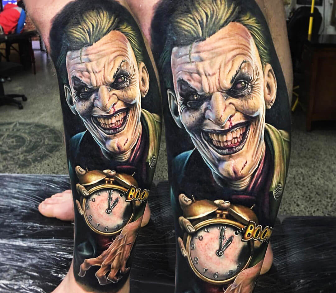 Joker tattoo by Ben Kaye | Photo 31953