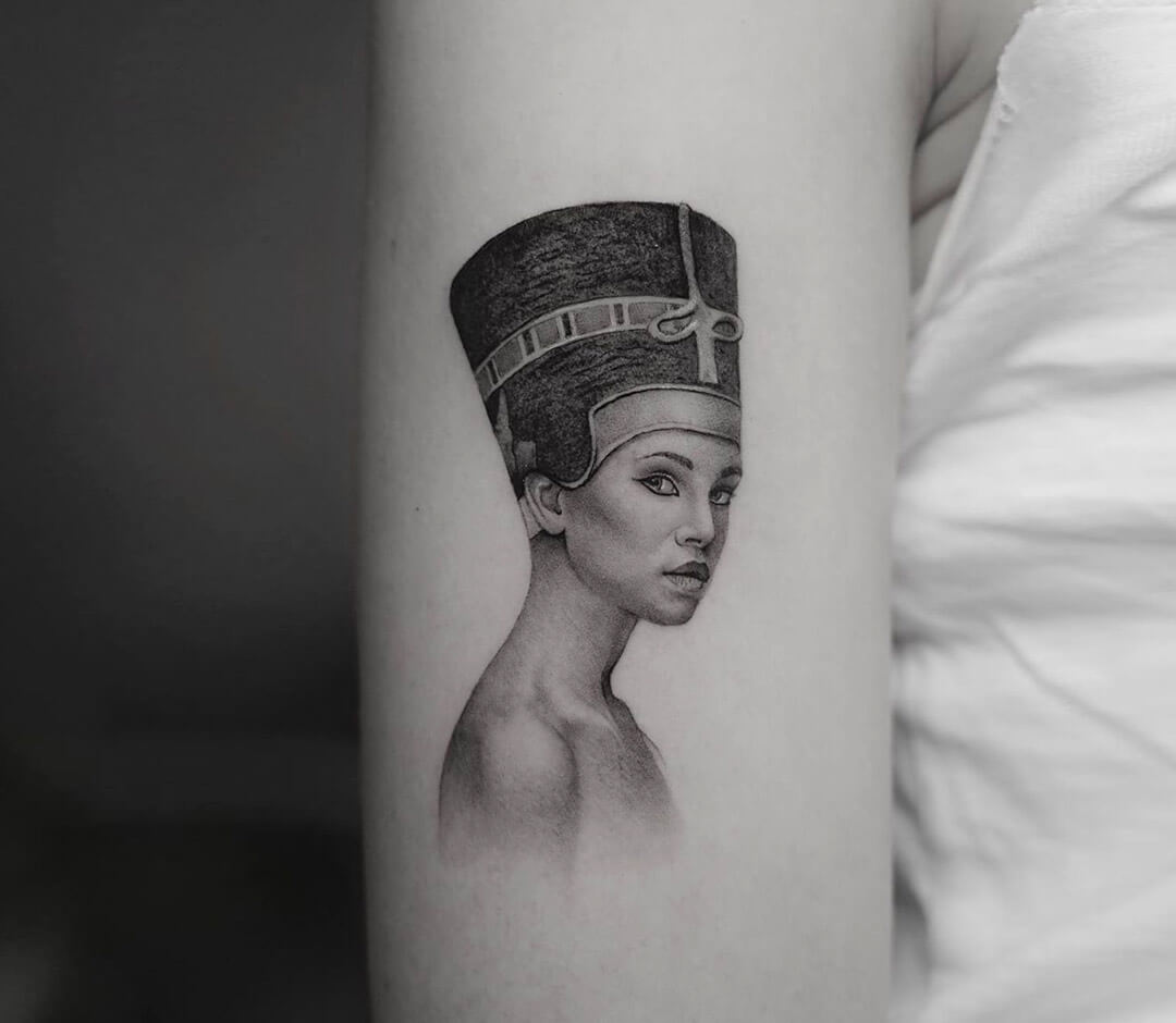 Egyptian Queen Sphynx tattoo on Shoulder - Best Tattoo Ideas Gallery