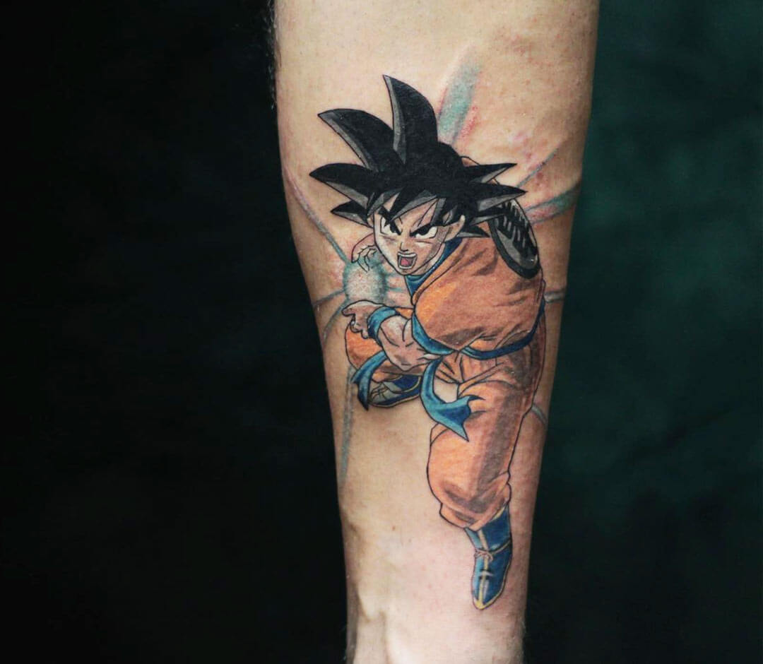 Son Goku tattoo by Ben Tats  Photo 30869