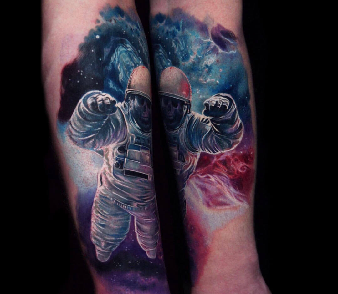Cosmonaut tattoo by Boris Tattoo | Photo 30124