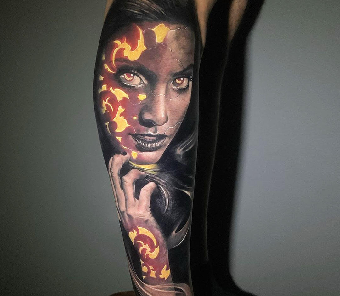 Firegree Tattoo By Chris Showstoppr Photo 30352