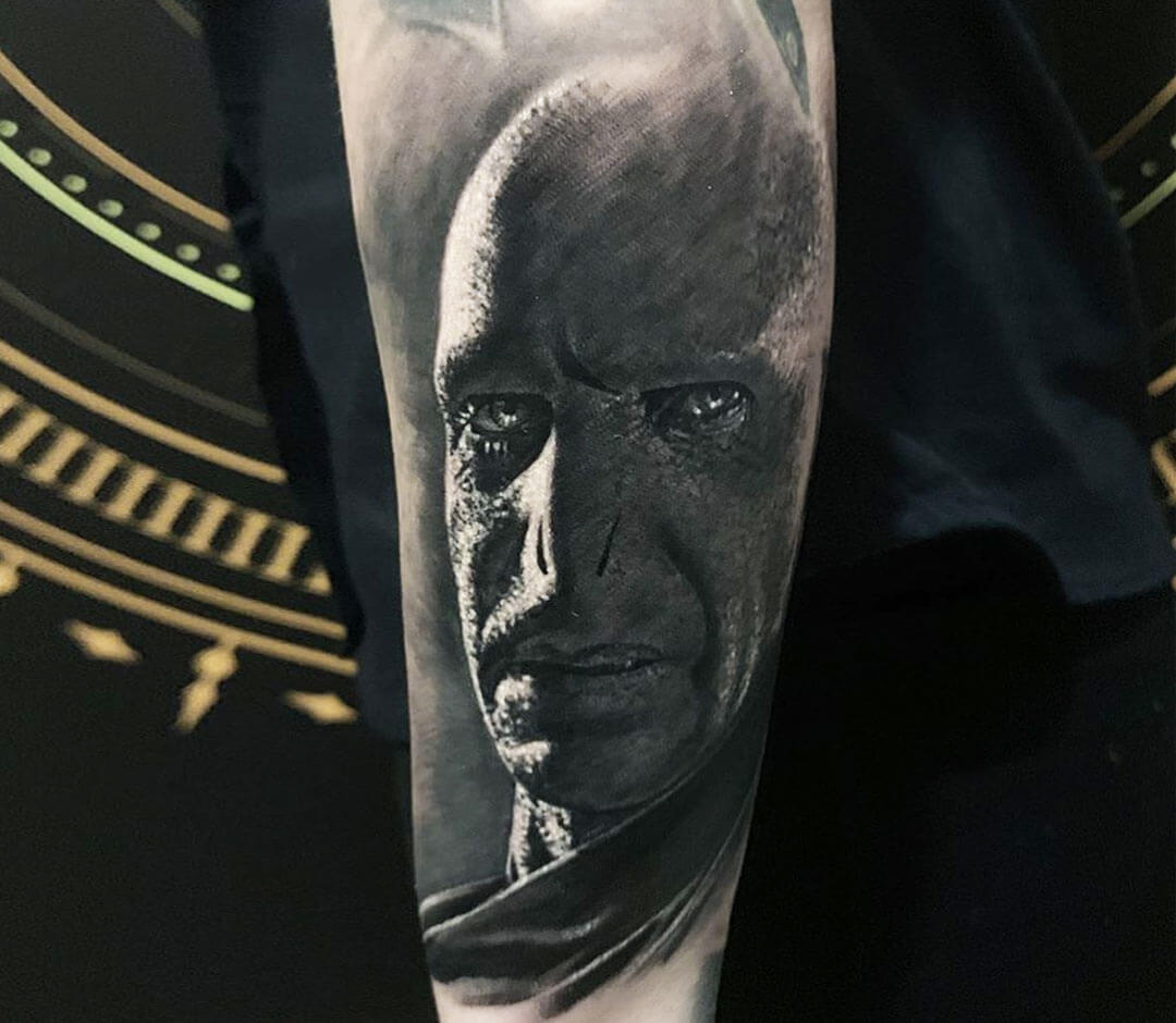 Lord Voldemort tattoo by Chris Showstoppr Photo 30477