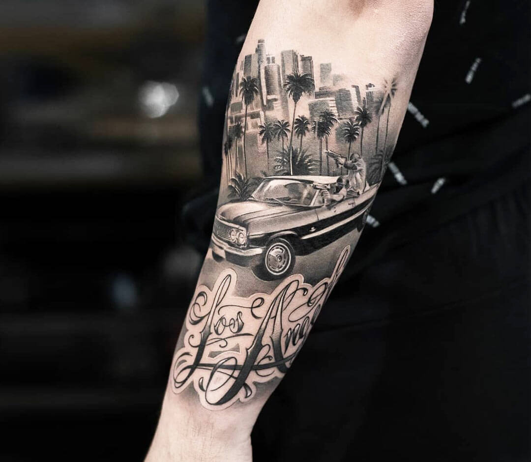 GTA tattoo by Dani Ginzburg | Photo 30961