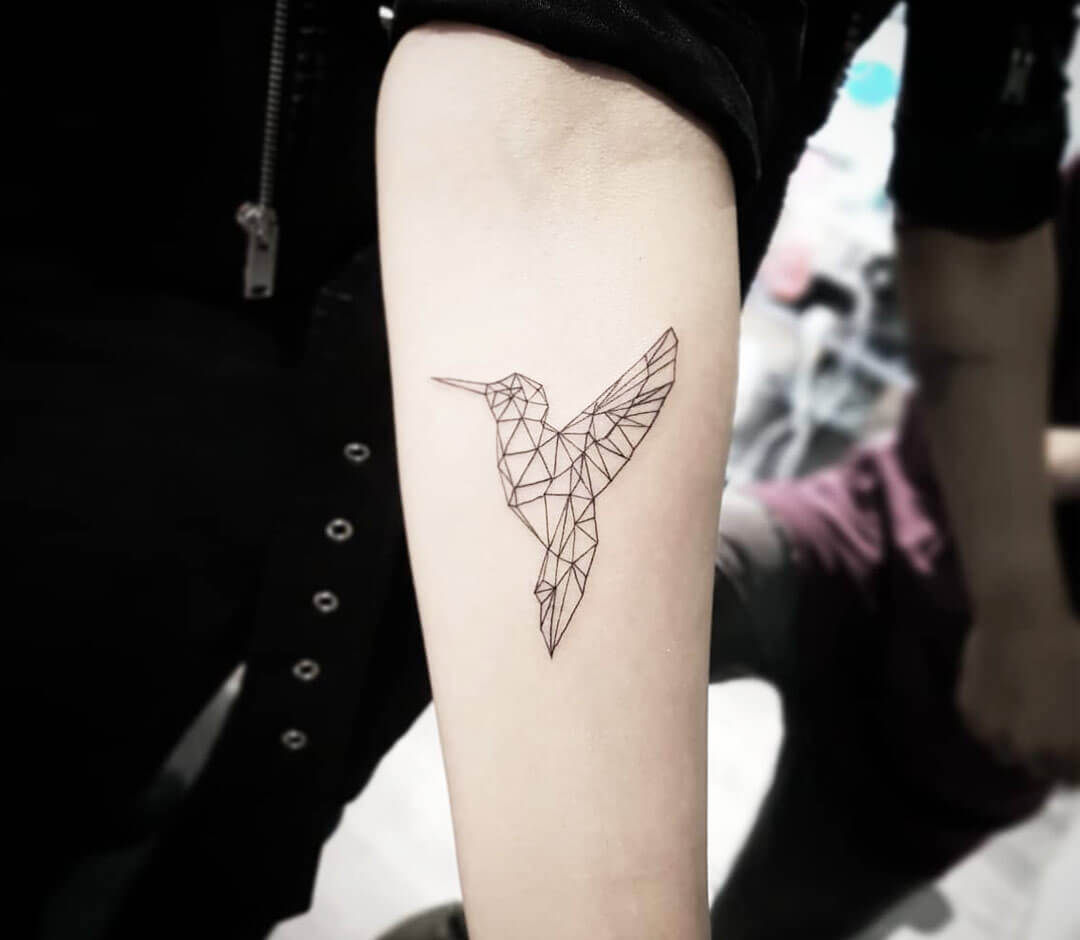 Hummingbird tattoo by Emrah Ozhan  Photo 31842