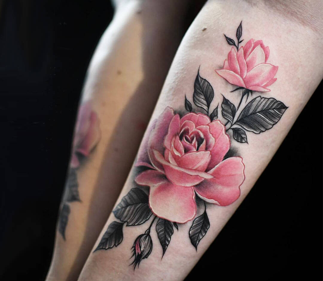 Traditional red rose Tattoo by Ro Thorpe  Neotraditional style   Inkablycouk