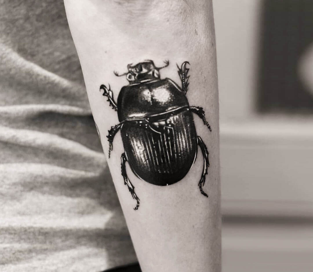 Beetle Tattoo By Guillaume Martins Photo 30609