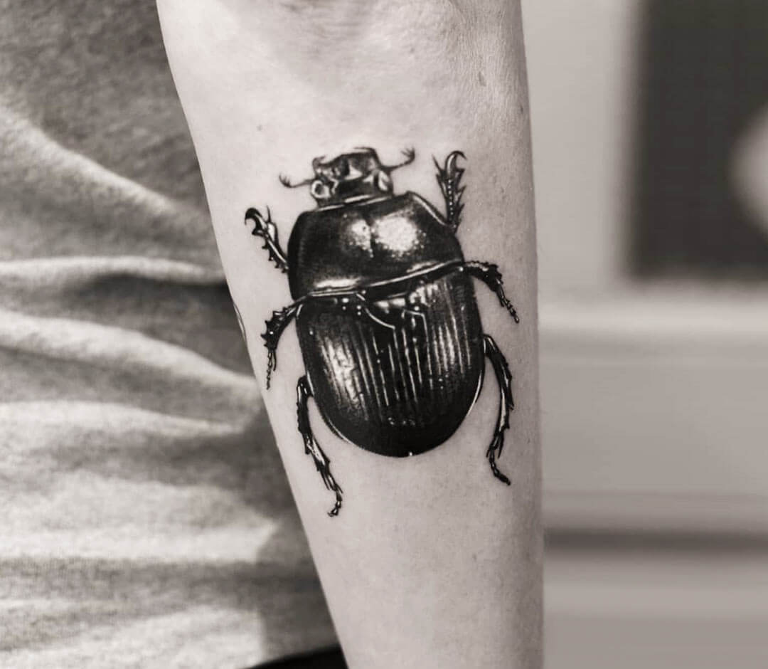 Beetle tattoo by Guillaume Martins Photo 30609