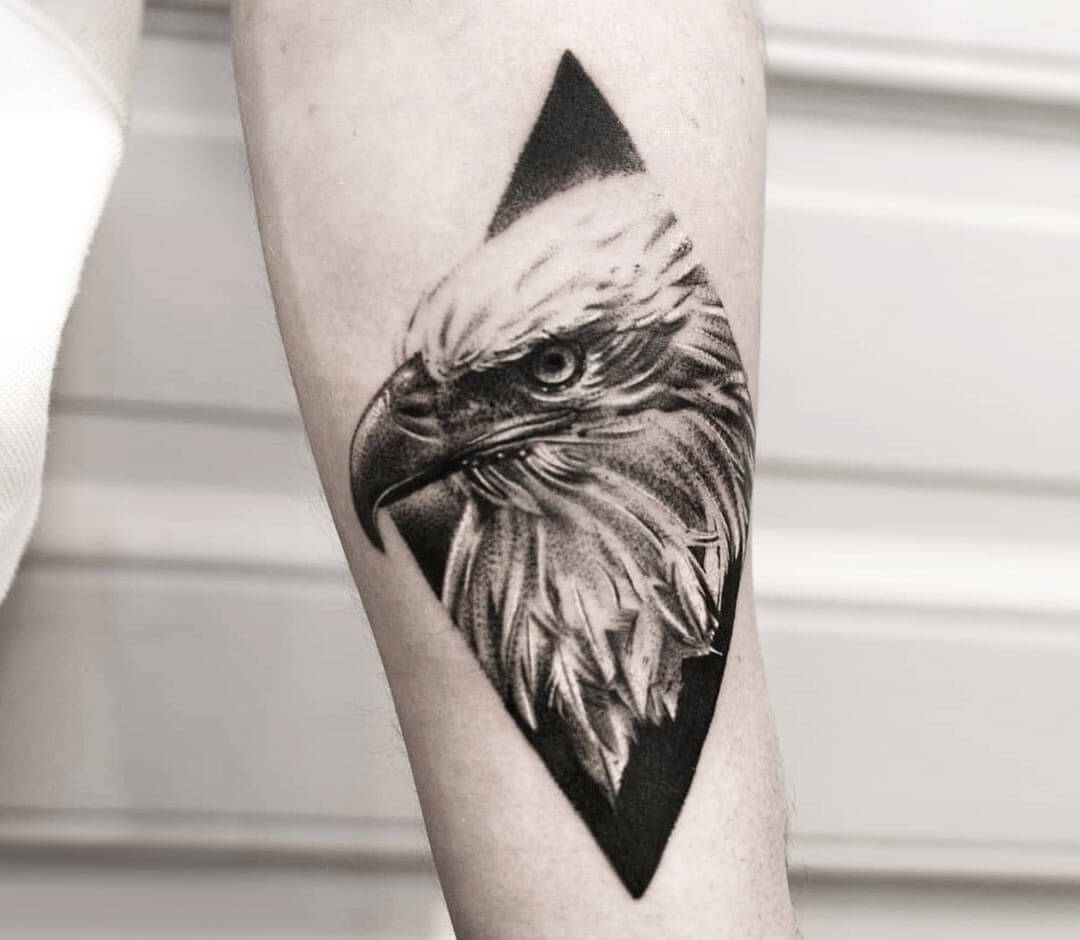 Eagle tattoo by Guillaume Martins