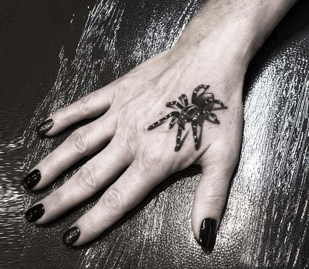 Michael 3D Tattoo Design - Neck spider tattoo Spider Tattoo Design Ideas...  | Facebook