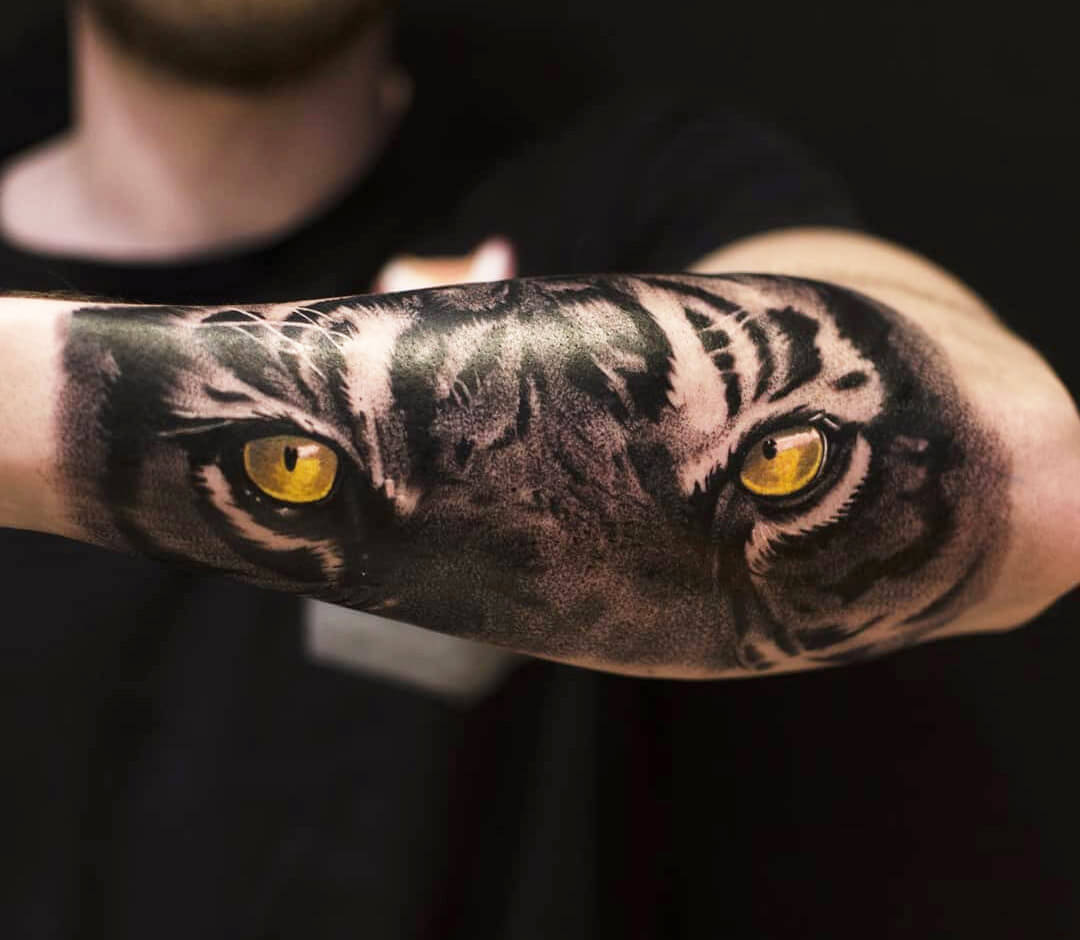 Tiger Eyes Tattoo  YouTube