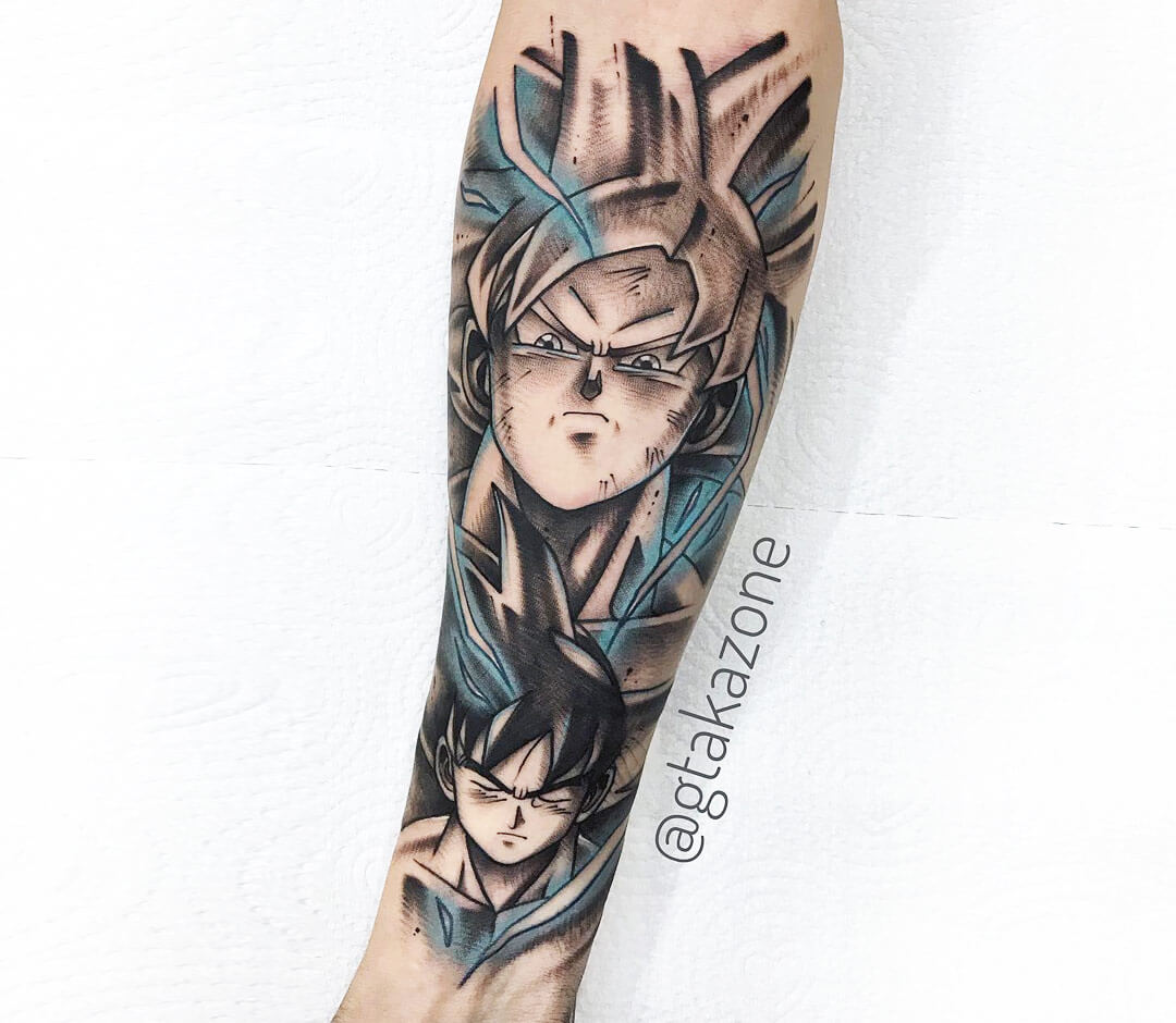 Goku ultra instinct tattoo by Gustavo Takazone Photo 31151