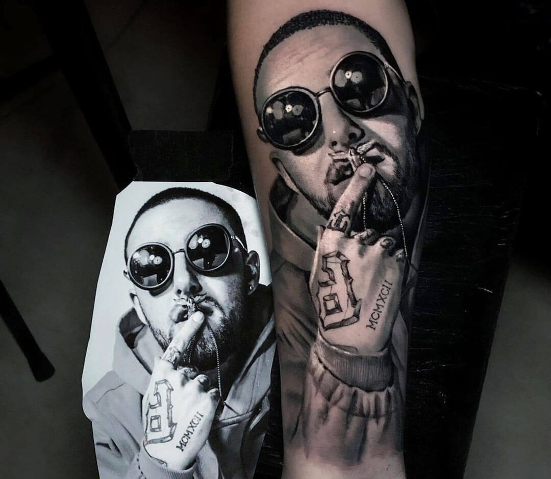 Stories and Meanings behind Mac Miller's Tattoos - Tattoo Me Now