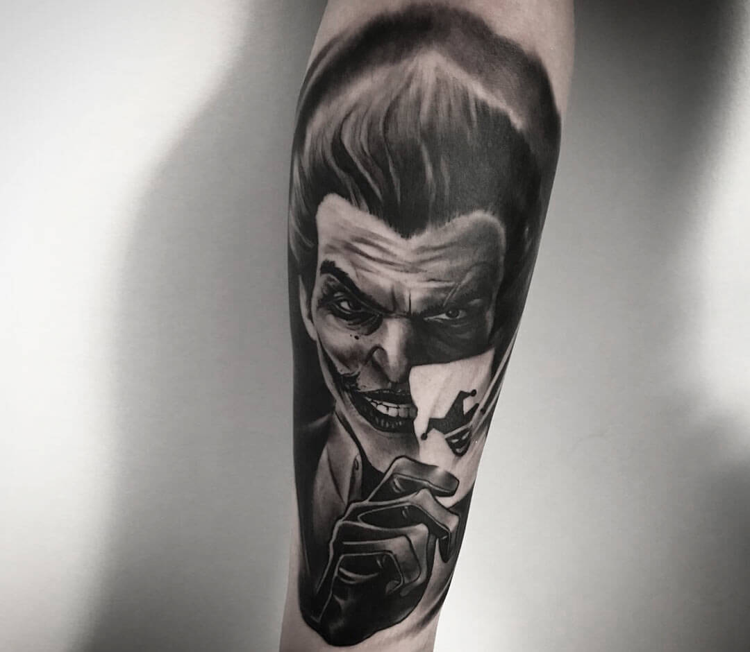 How To Draw The Joker Tattoo, Step by Step, Drawing Guide, by Dawn -  DragoArt