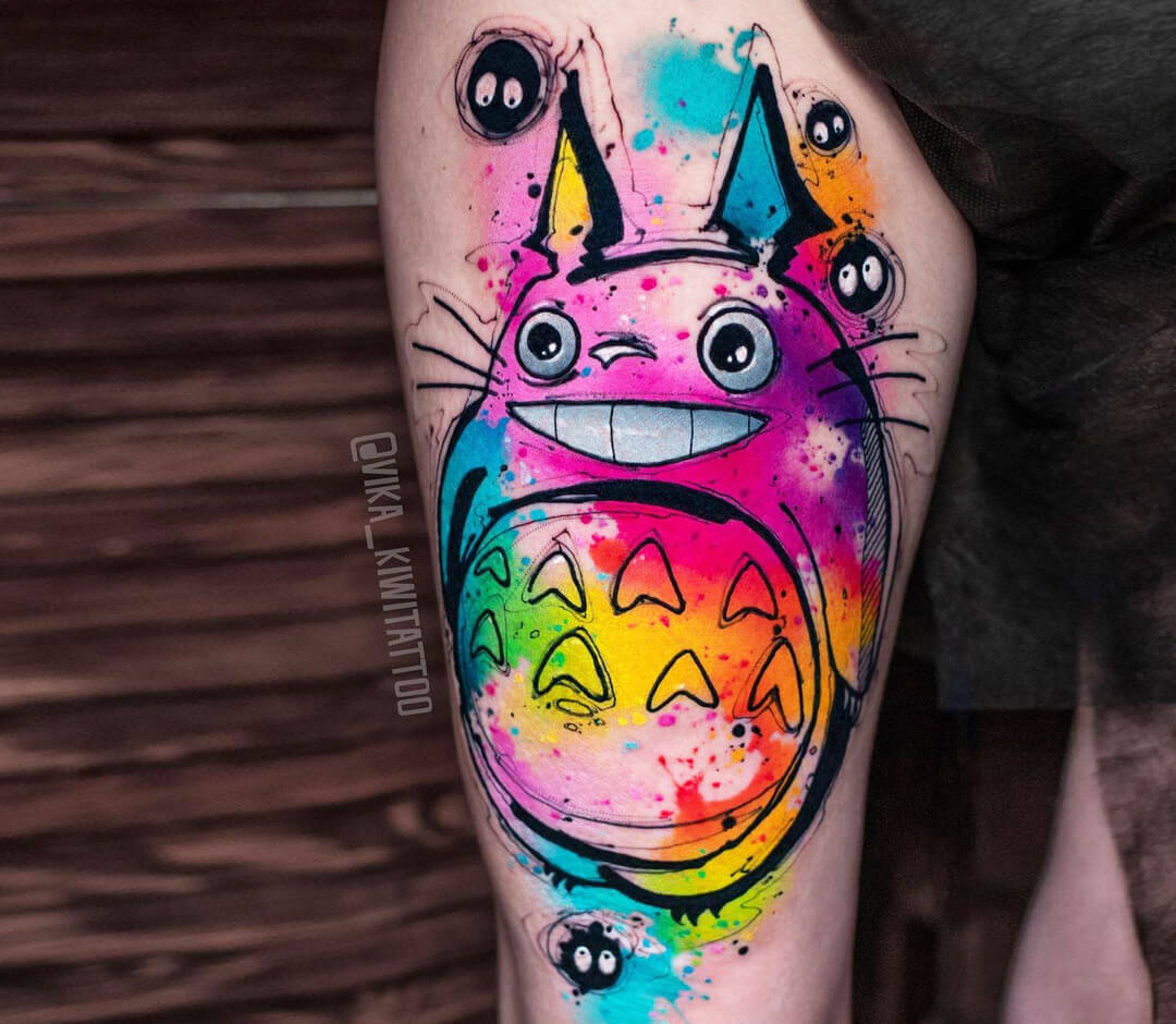 My Neighbor Totoro Tattoo By Kiwi Tattoo Photo