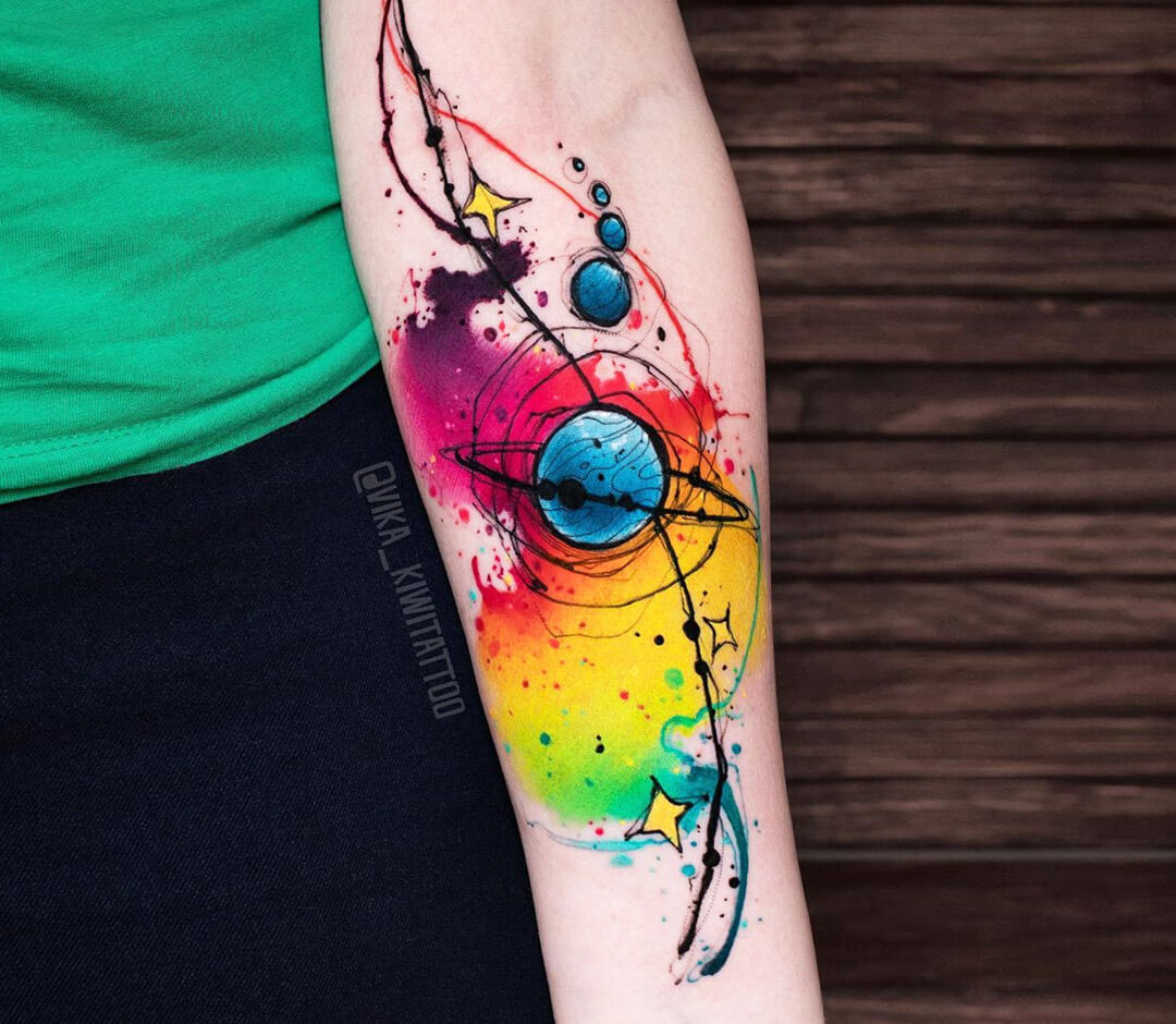 DeskX Art - Cosmic Tattoo Ideas For Astronomy Lovers | Facebook