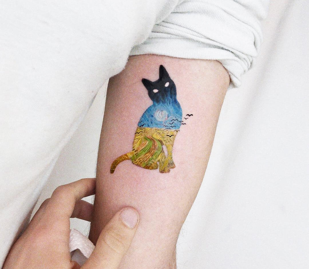 30 Purrfectly Cool Cat Tattoos For Inspiration For Some New Ink And As A  Gift To The Feline Overlords - I Can Has Cheezburger?