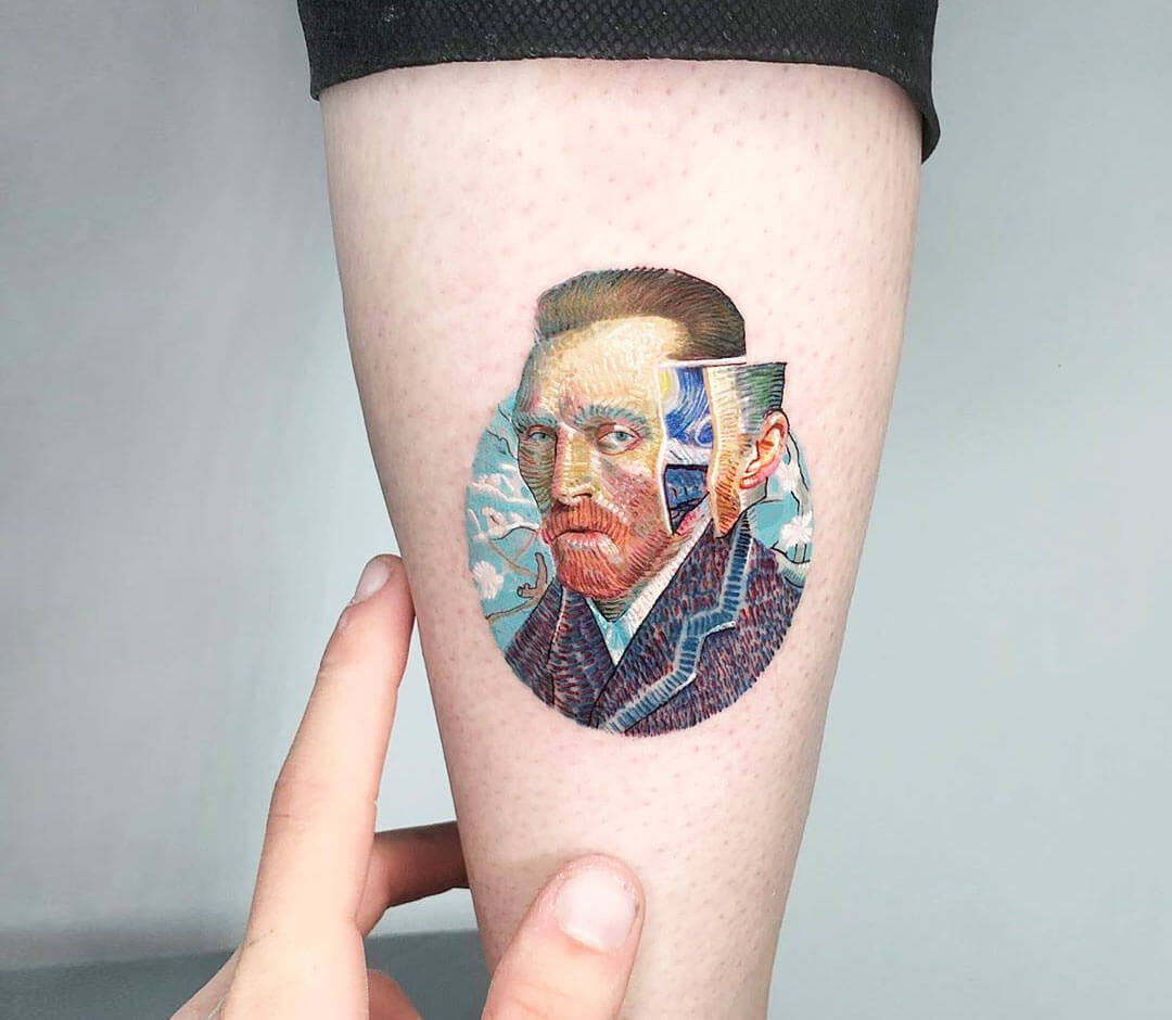 Vincent Van Gogh Tattoo By Kozo Tattoo Photo 30980