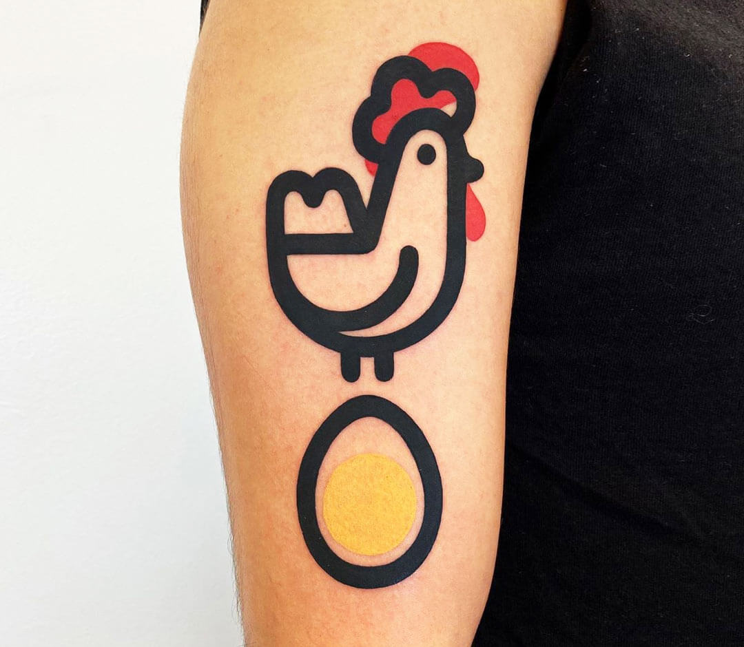 10 Stunning Chicken Tattoo Designs