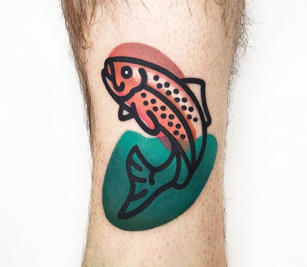 Fishing Lure by Drew Giles TattooNOW
