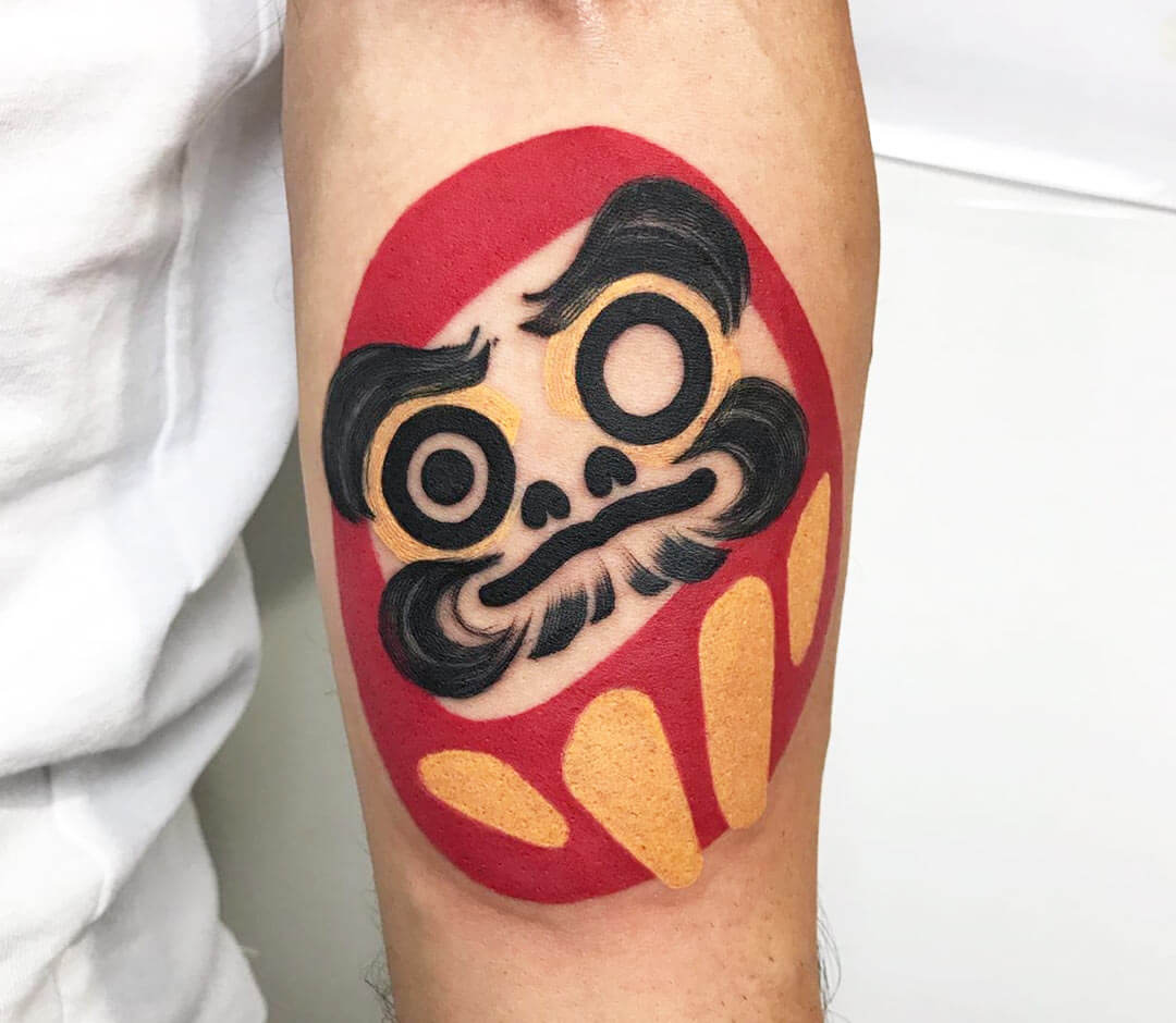 Daruma Tattoo By Mambo Tattooer Photo 31641