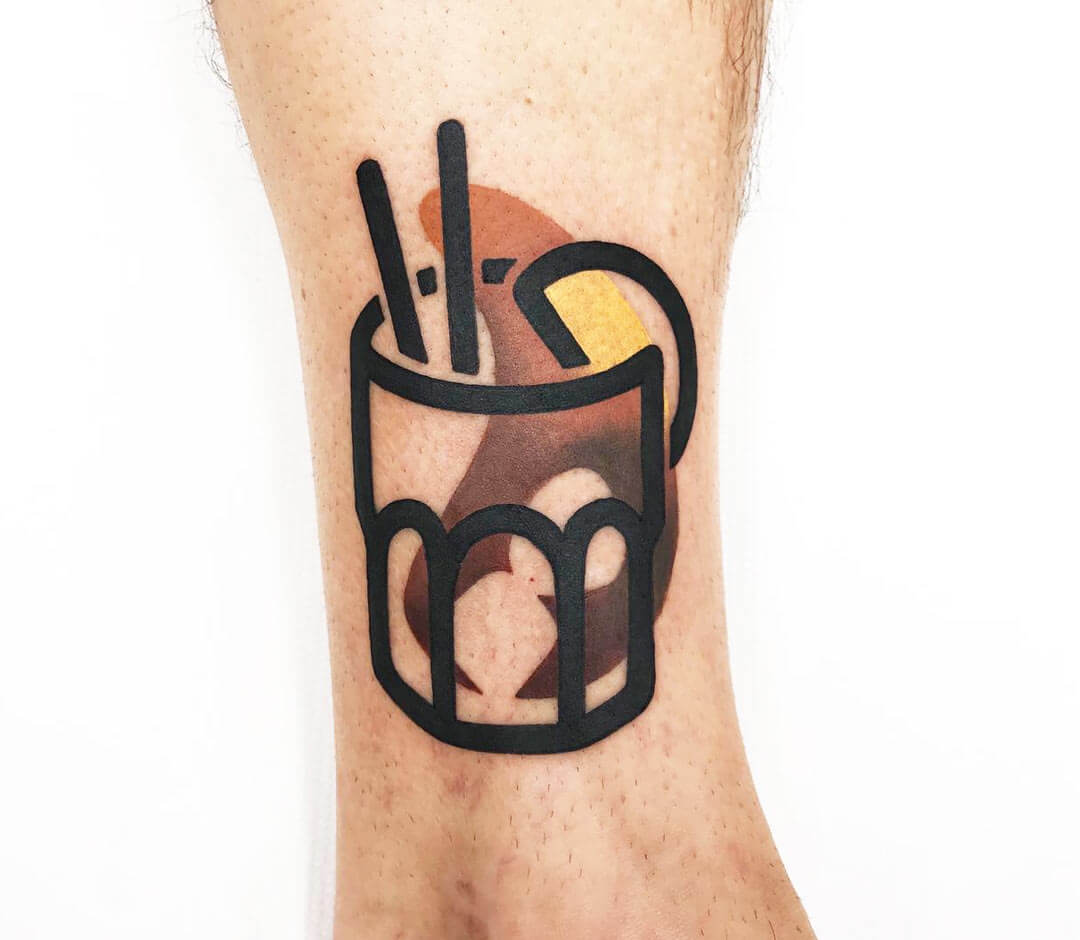 Greem no Instagram bubble tea   Thank you Jeiel  타투 그림  그림타투 디자인 일러스트 블랙 블랙타투 tattoo design greemtat  Tattoos Geometric  tattoo Geometric