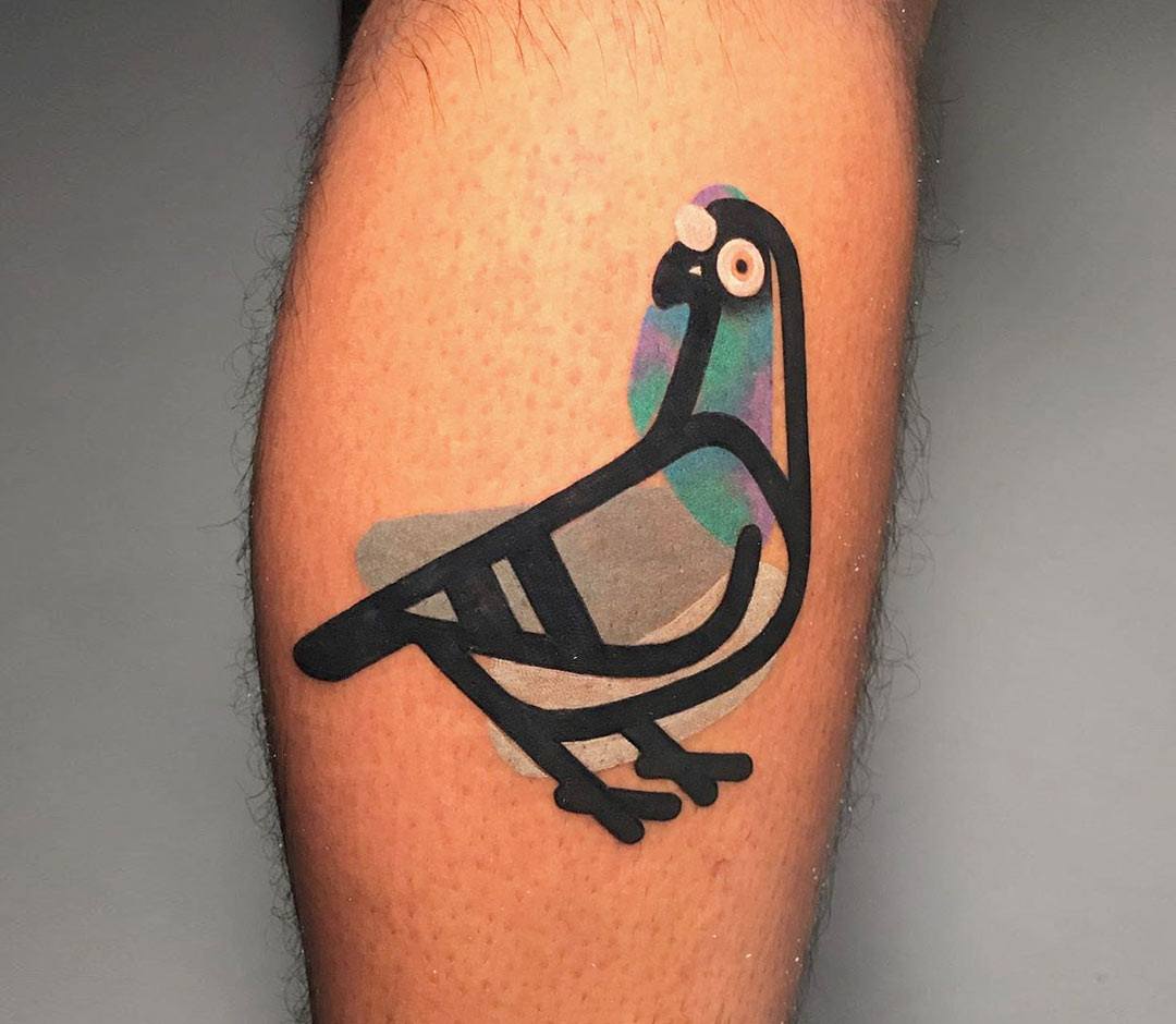 artist mambo tattooer pigeon tattoo 21014100256