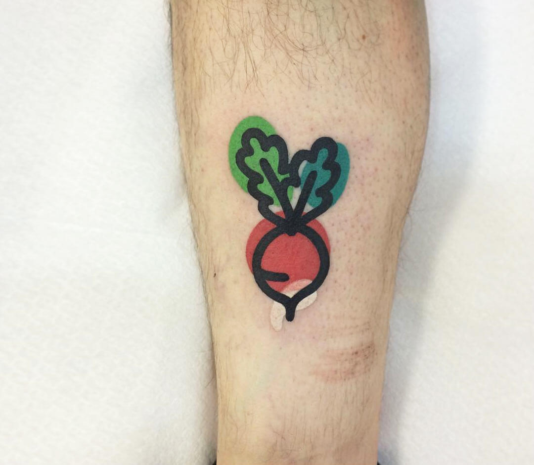 Radish tattoo by Mambo Tattooer Photo 31328