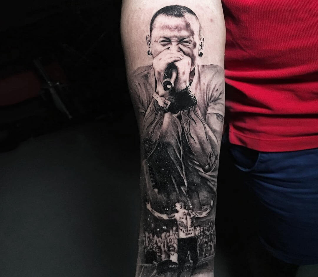 Linkin Park Singer Chester Bennington Opens Club Tattoo at Planet Hollywood