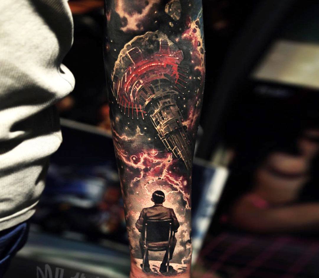 Omega Station tattoo by Mashkow Tattoo | Photo 30663