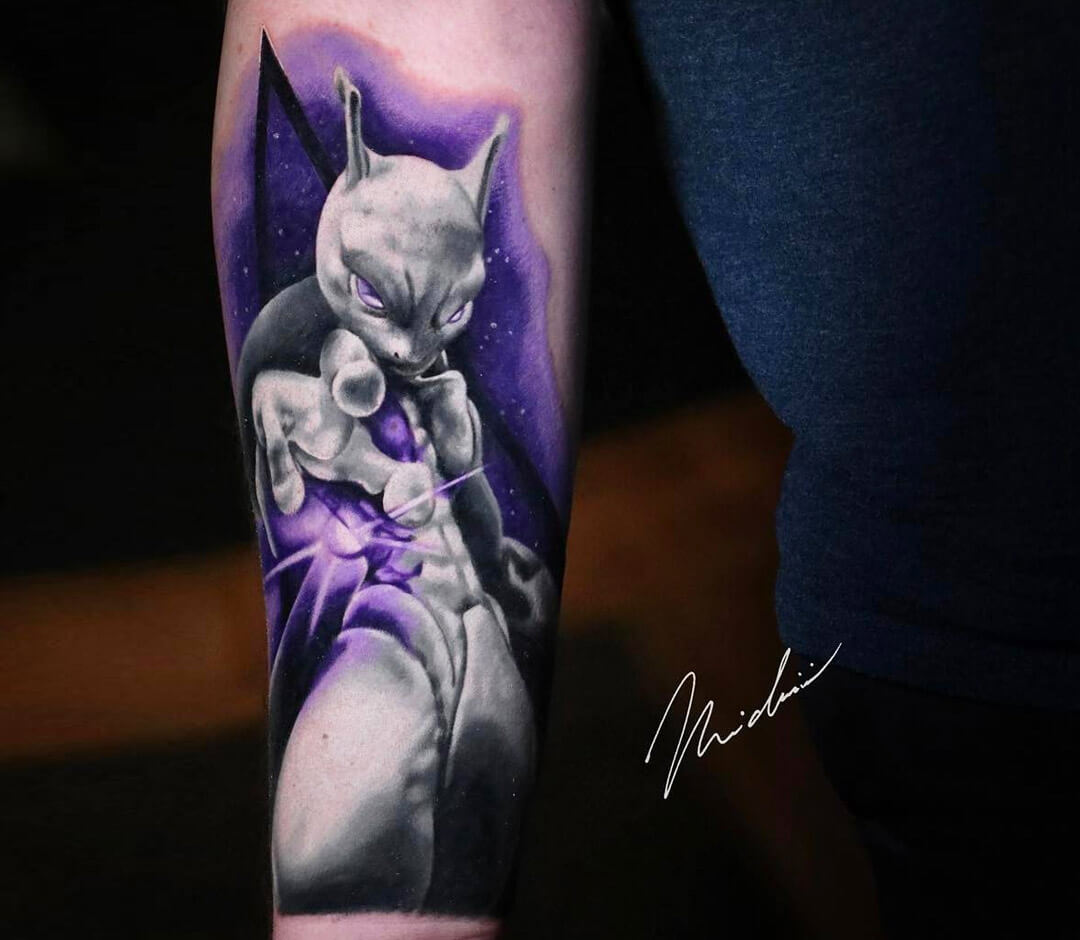 Mewtwo tattoo