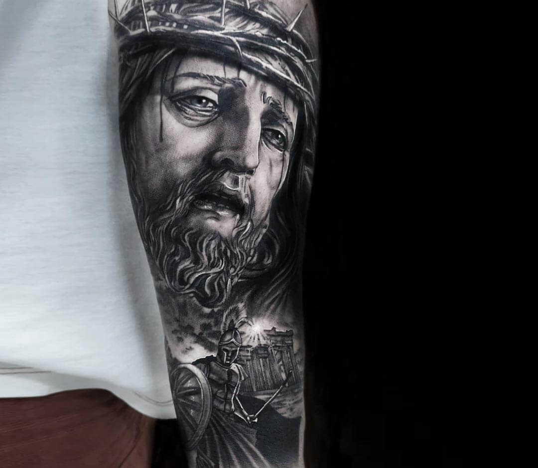 Jesus Christ  Realistic  Studziński Team Studio Tattoo  Facebook