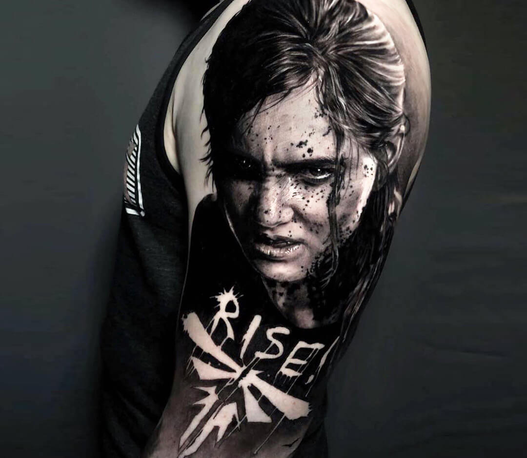 Body Art Cosplay The Last of Us Part II Ellie Fake Tattoo Temporary  Waterproof 313048819870  eBay