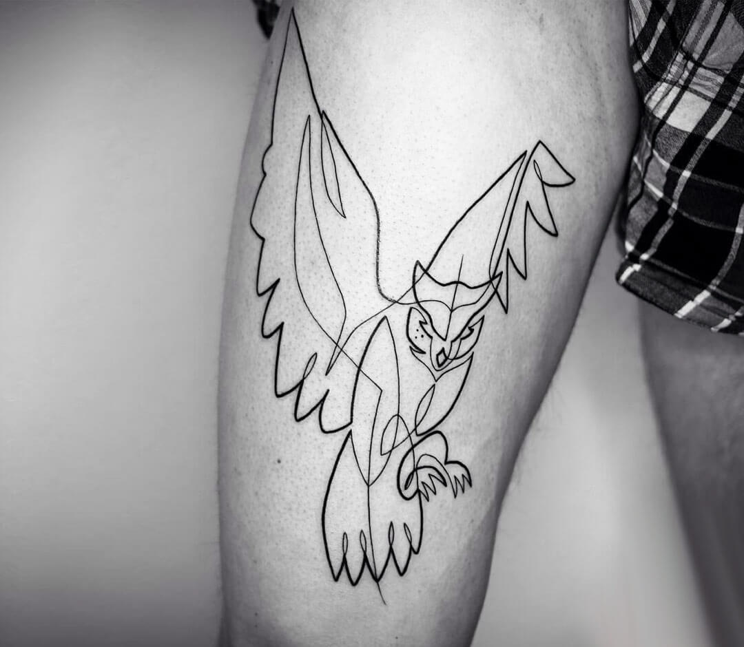 Large Flying Owl Nature Temporary Transfer Tattoo Sleeve Women Mens Arm Leg  UK | eBay