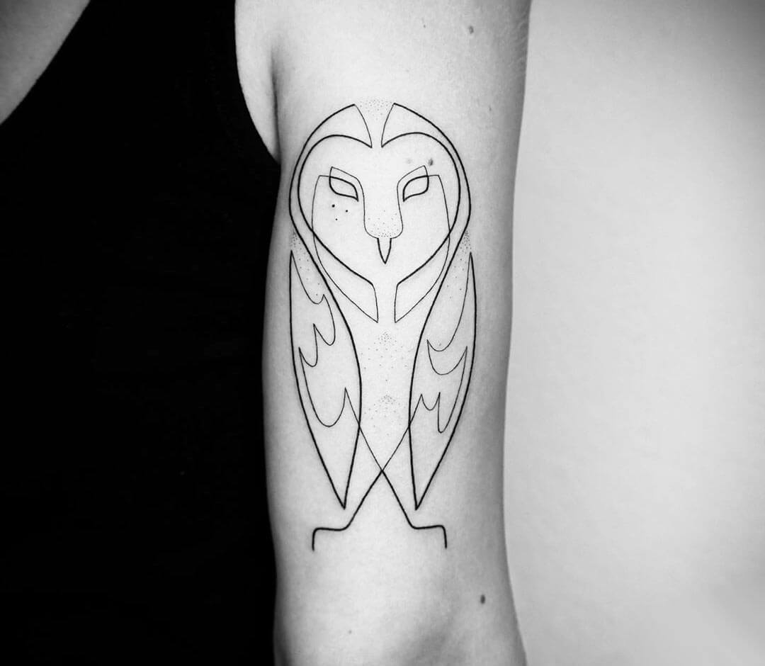 Owl tattoo by Mo Ganji | Photo 30127