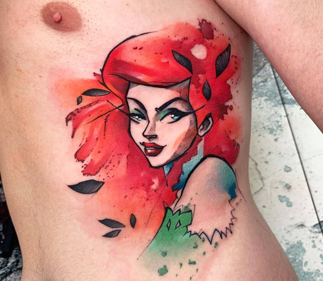 Poison Ivy by Jesse Neumann TattooNOW