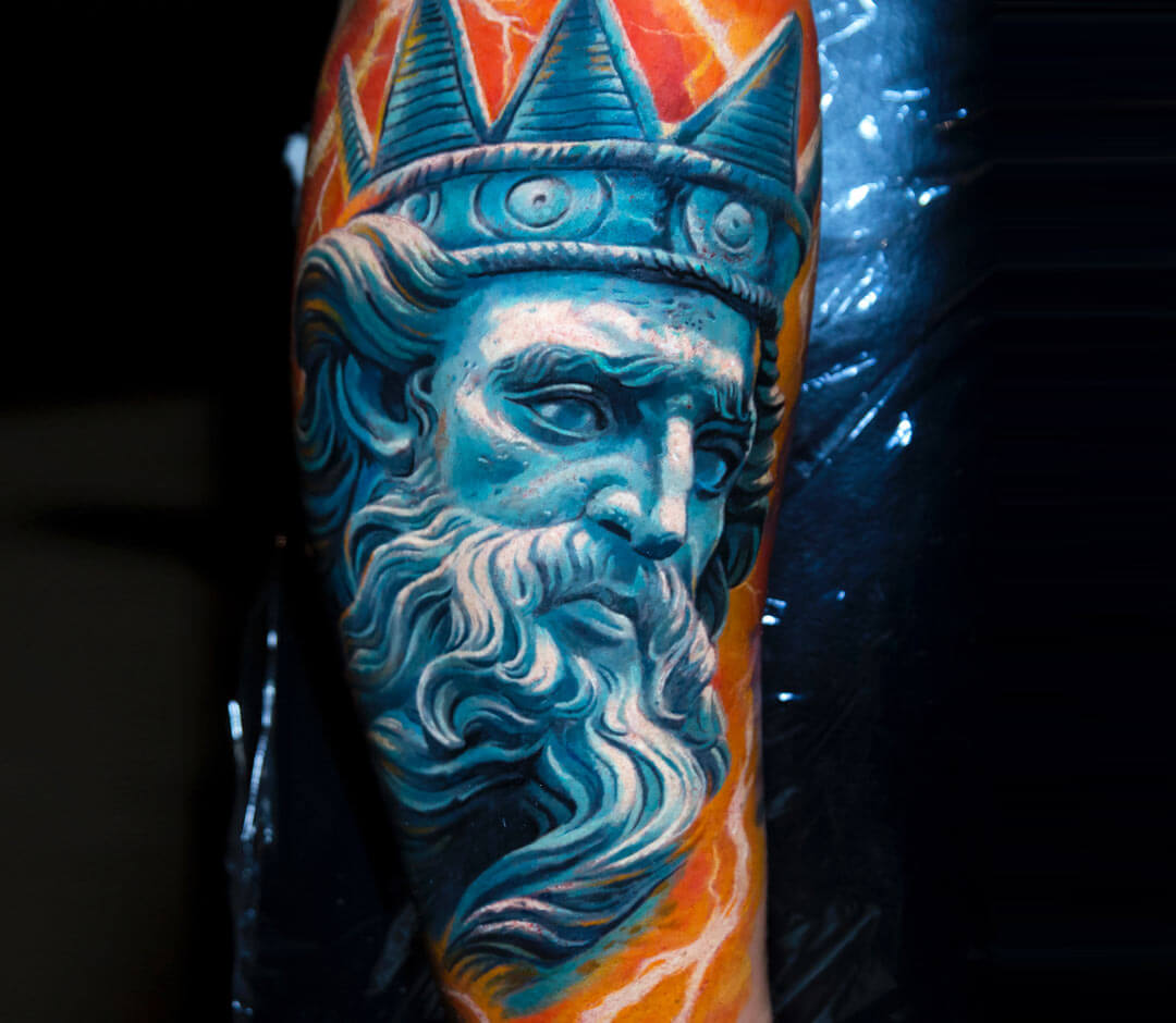 Poseidon tattoo by Arlo Tattoos | Photo 24812
