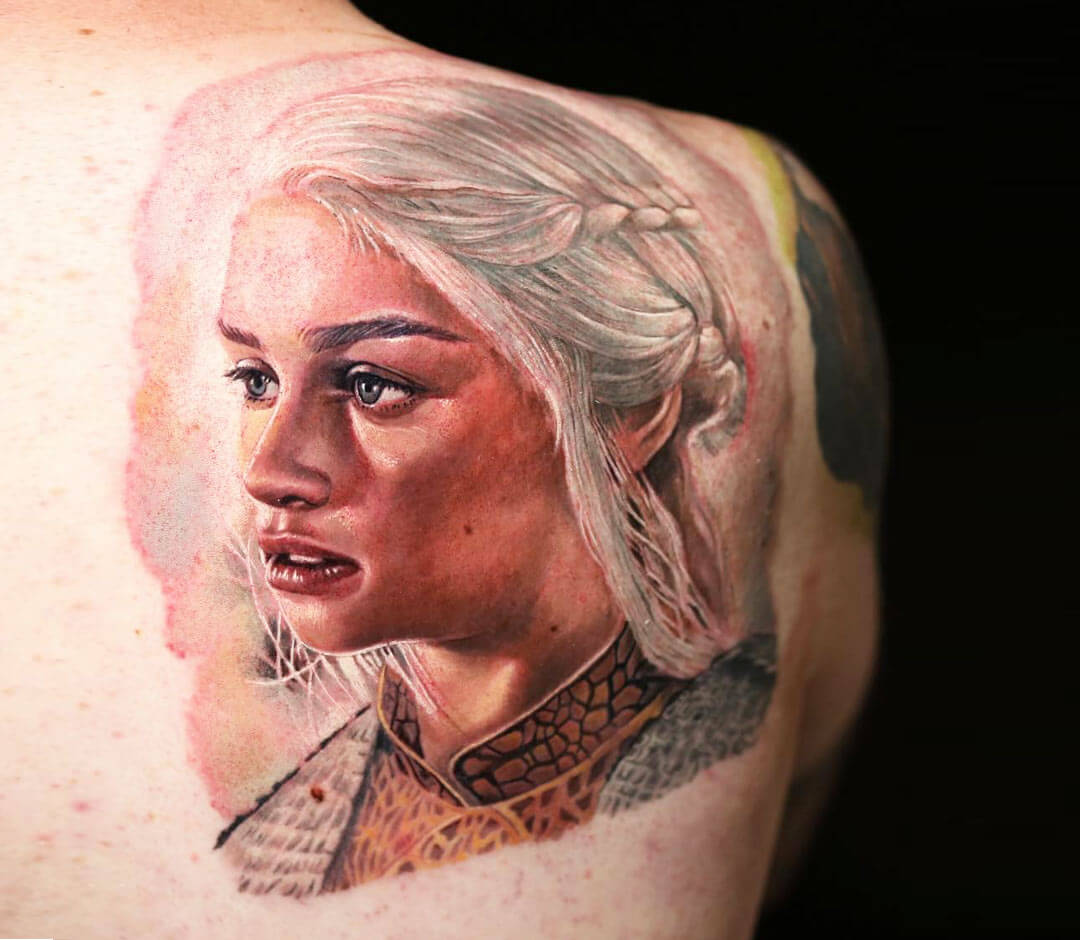 Daenerys Targaryen Tattoo By Qtattoo Lee Photo 32169