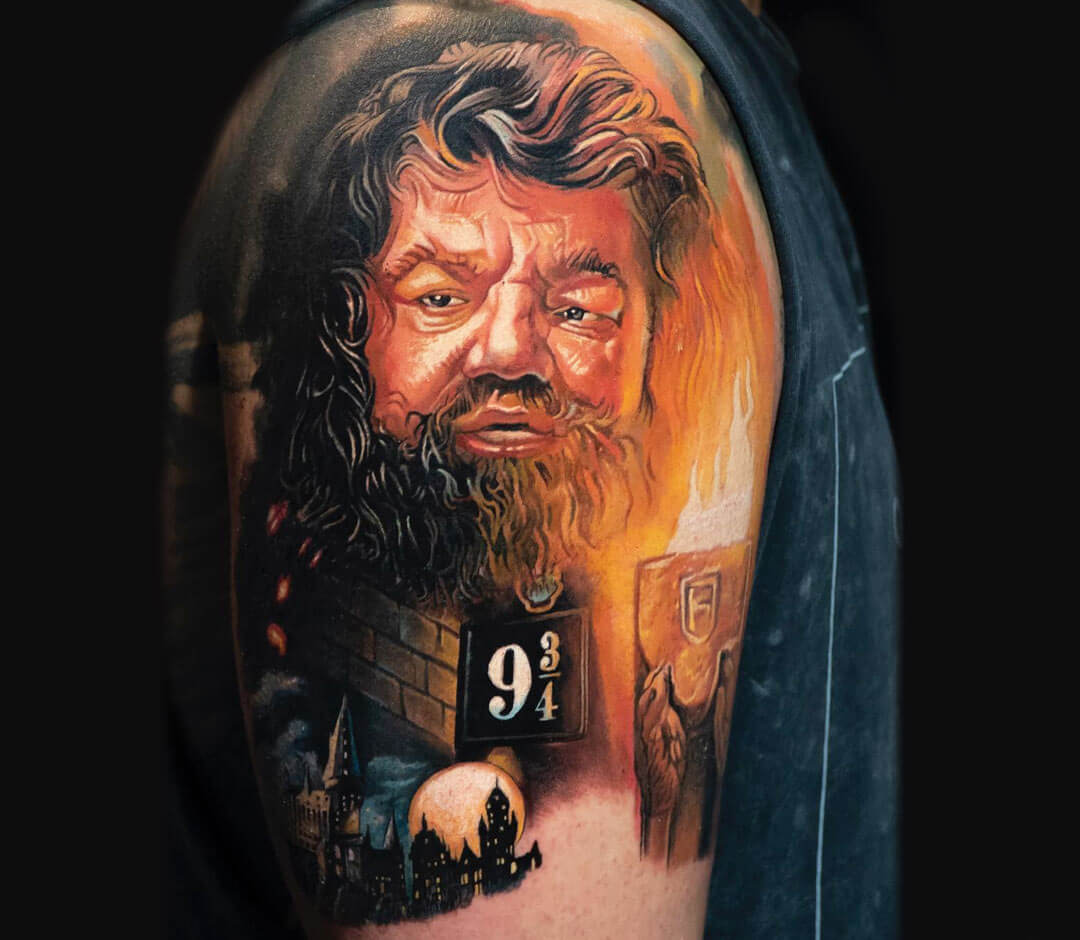 Hagrid tattoo by Qtattoo Lee | Photo 32111