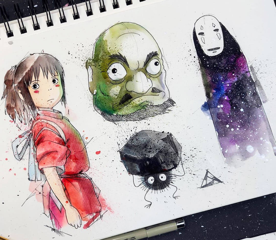 Spirited Away painting by Roman Kor | Photo 30375