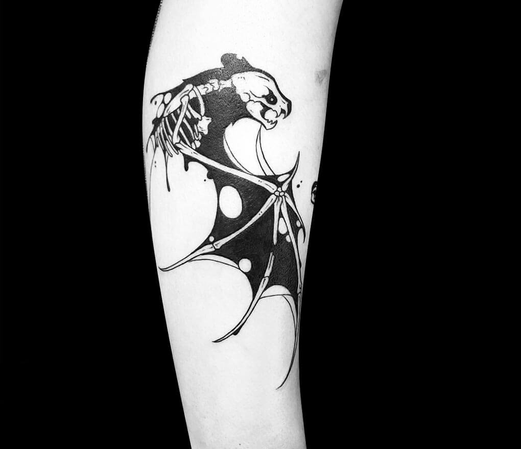 Jared Hopworths wife on Twitter tattoo commission of a vampire bat skull  httpstcoESlxHXCYaq  Twitter