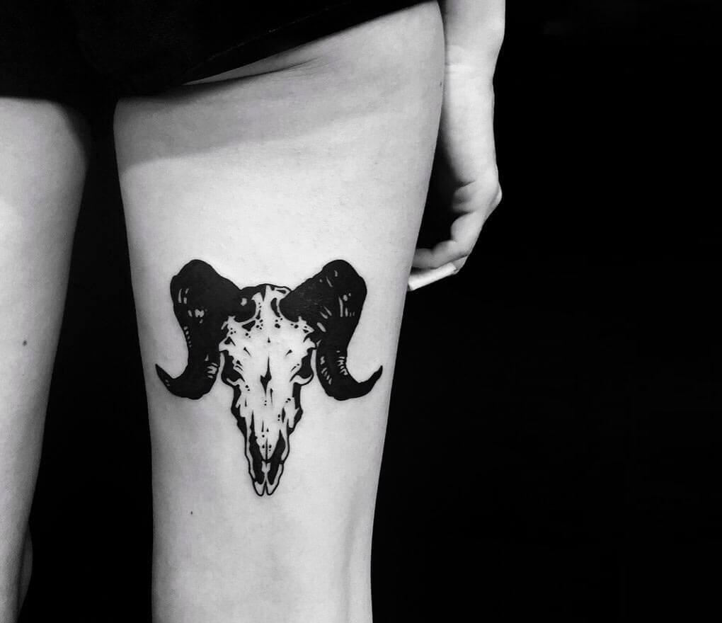 Animal Tattoo Designs - Ram skull for Adelaide - TattooViral.com | Your  Number One source for daily Tattoo designs, Ideas & Inspiration