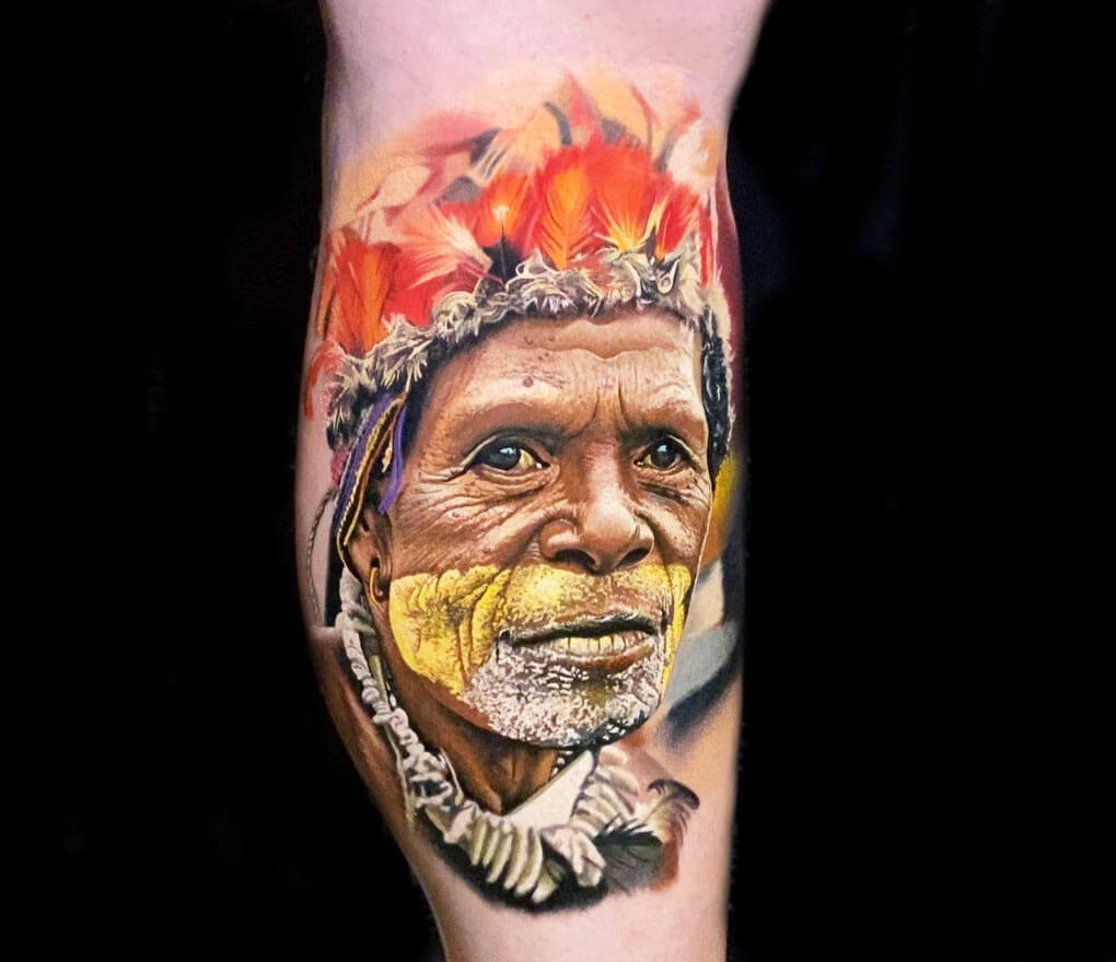 Tattoo portrait by Steve Butcher!