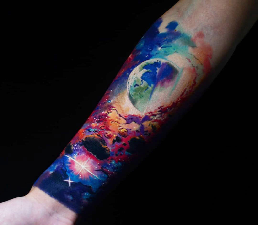 Minimalist north star and crescent moon tattoo on the | Moon tattoo wrist,  Small moon tattoos, Crescent moon tattoo