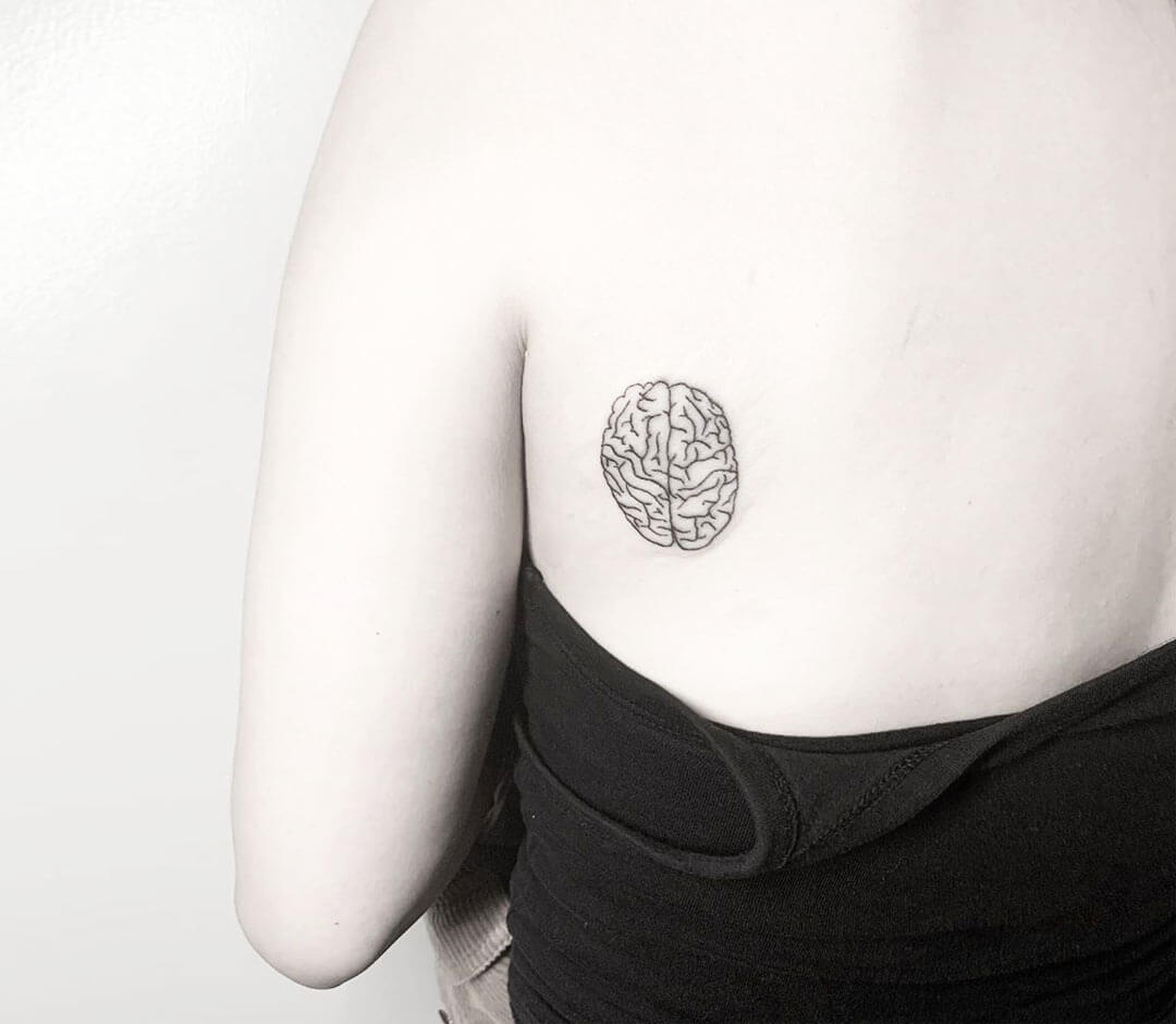 Brain tags tattoo ideas | World Tattoo Gallery