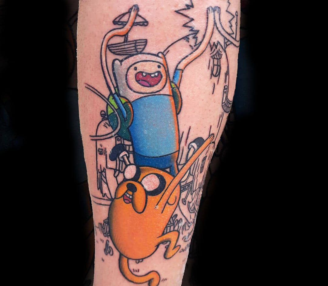 The Coolest Jake The Dog Tattoo Of All Times 40 Photos  Tattoo Joker