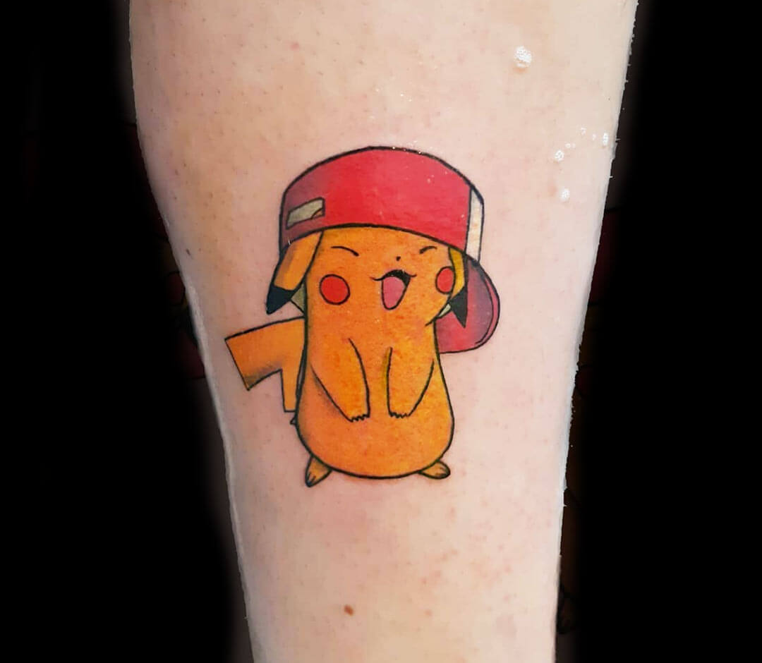 SemiPermanent Tattoos  Pikachu tattoo Pokemon tattoo Fandom tattoos
