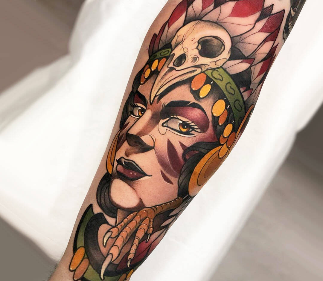 shaman tattoo by Jonathan Montalvo: TattooNOW