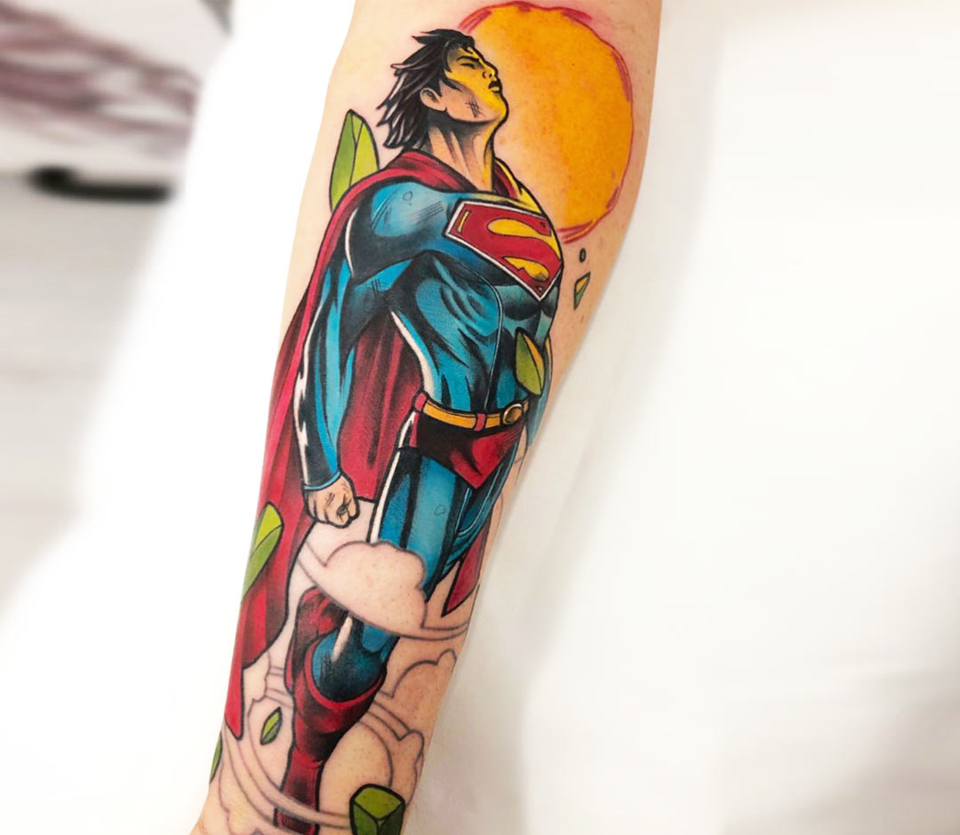 Superman tattoo by Yeray Perez | Photo 30245